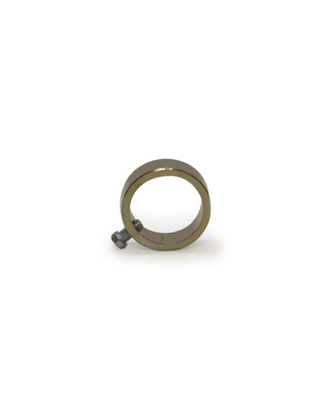 Adjustment ring chrome, silver, M16 (16 mm / 0.63 inch)