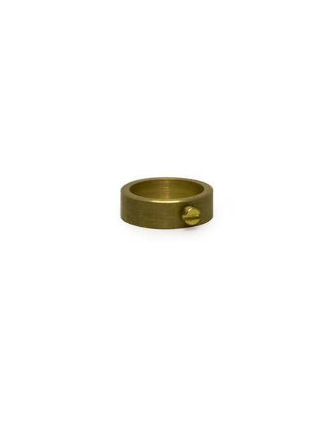 Adjusting ring, brass (gold coloured), 1.6 cm / 0.63 inch (M16)