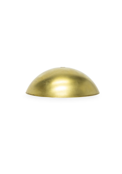 Cover Plate for Lamp Glass, Gold-Coloured Brass 13 cm / 5 inch