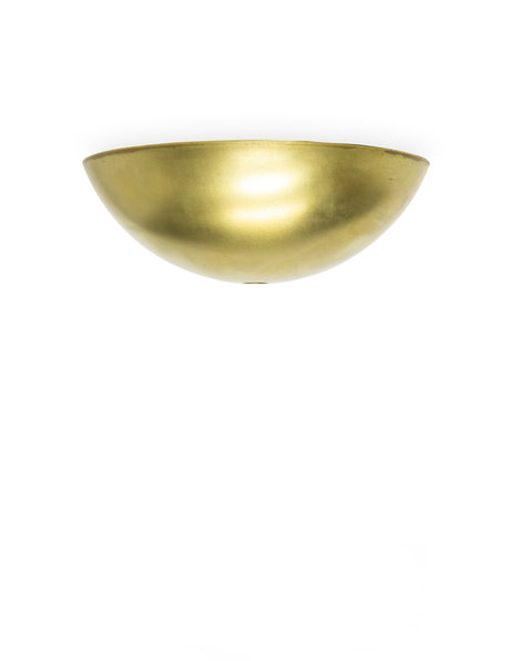 Ceiling cap, gold brass, 13 cm / 5 inch diameter
