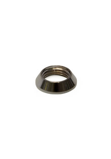 Nut, M10x1, Smooth,Round, Chrome