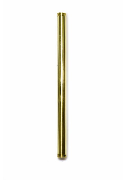 Pipe, 20.0 cm / 7.9 inch, M13x1, Brass, Polished