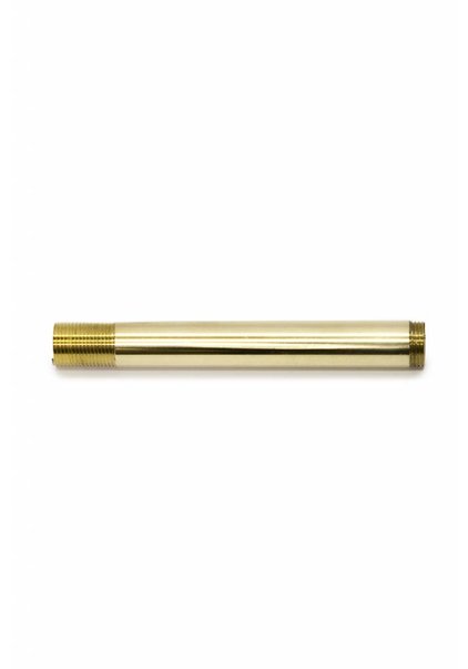 Pipe, 10.0 cm / 3.94 inch, M13x1, Polished Brass