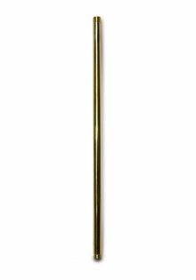 Pipe, 30 cm / 11.8 inch, Polished Brass