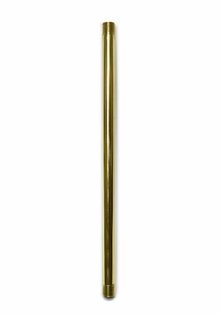 Pipe, 20 cm / 7.9 inch, Brass Polished