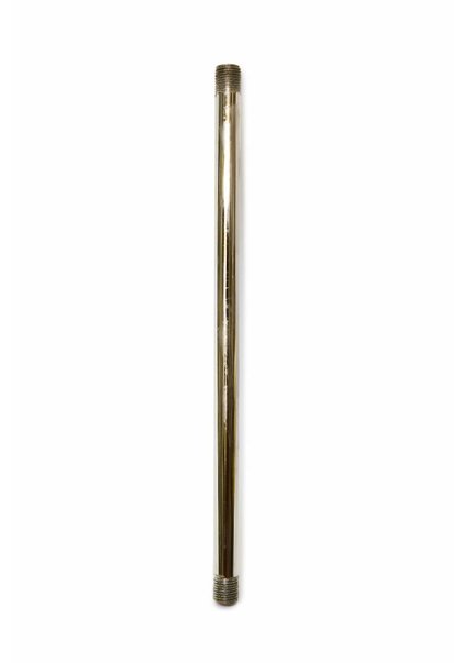 Pipe, 20 cm / 7.9 inch, M10x1, Nickel Polished
