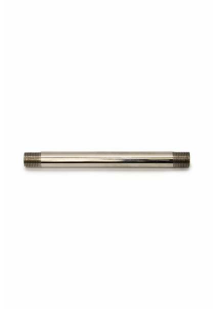 Pipe, 10 cm / 3.94 inch, M10x1, Nickel Polished