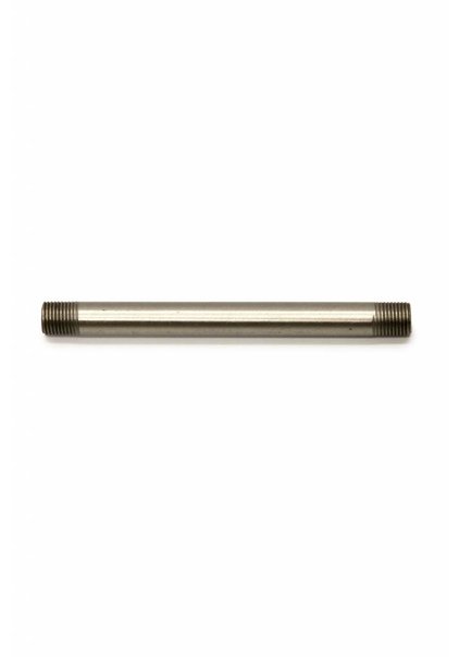 Pipe, 10 cm, 3.94 inch, M10x1, Nickel Matt