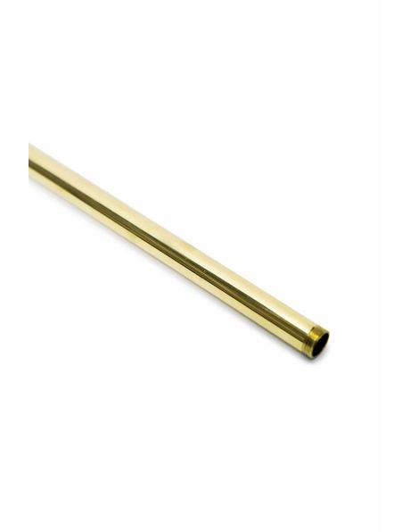 Tube, 20.0 cm / 7.9 inch , M13, Brass, Polished