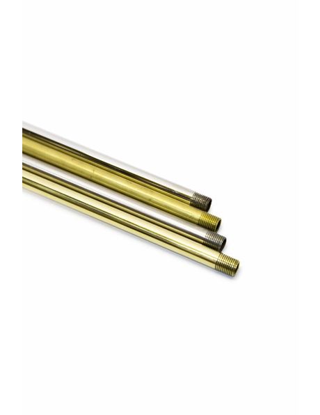 Pipe, 40 cm / 15.8 inch, M10, Polished Nickel