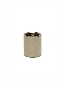 Connecting Pipe, Polished Nickel, 1.6 cm (M10x1)