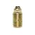 Brass colour lamp socket, E14 (small size fitting), external thread