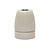 Porcelain lamp fitting E27, white, with M10x1 screw thread