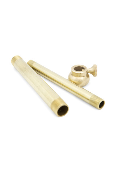 Sliding pendulum coupling piece, gold color, M13 internal