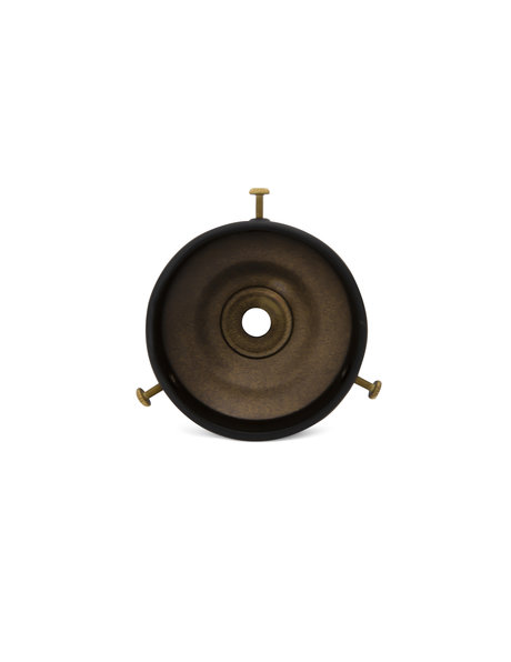 Lampshade holder, black coated, 6.5 cm / 2.5 inch