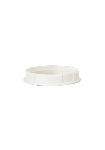 Thin Shade Ring, Lamp Socket (E27), White