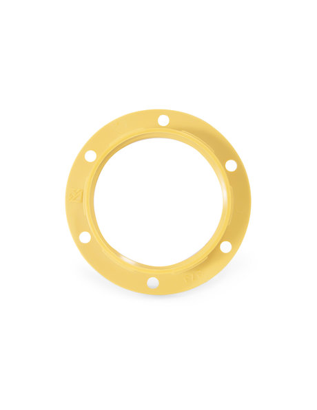 Mosterd colored shade ring E27 for E27 fitting with external thread
