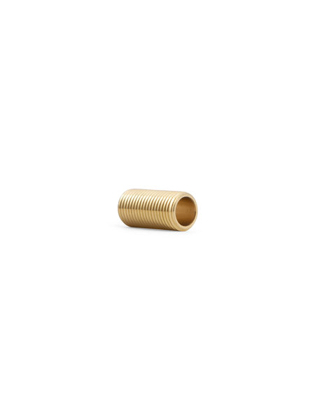 Brass threaded pipe, 2 cm / 0.79 inch, 1 cm (M10x1)