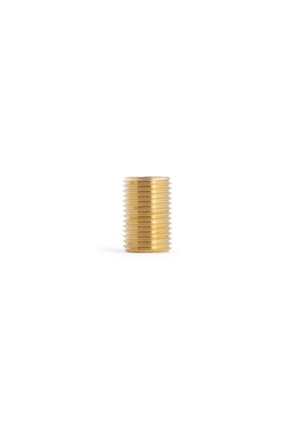 Brass Threaded End, 1.5 cm / 0.6 inch, M10x1