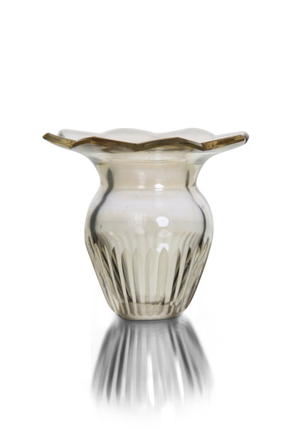 Kroonluchter Vaasje, Helder Glas met Goud Glans