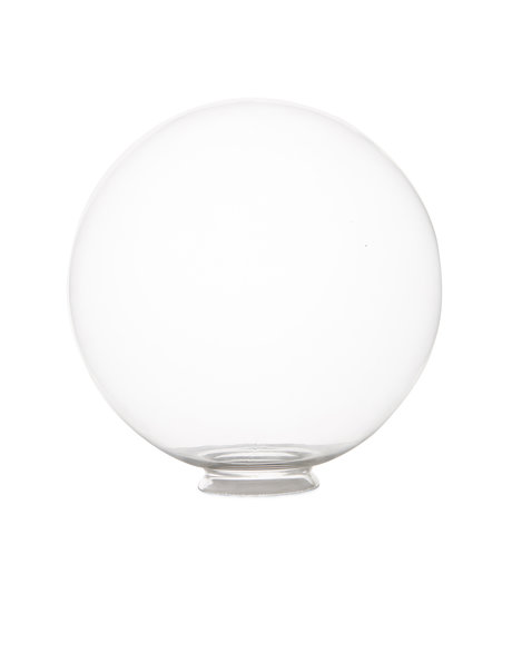 Globe, lamp glass, transparent, with collar, diameter 30 cm (12 inch)