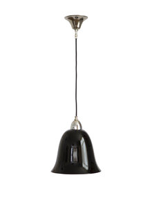 Black Glass Hanging Lamp
