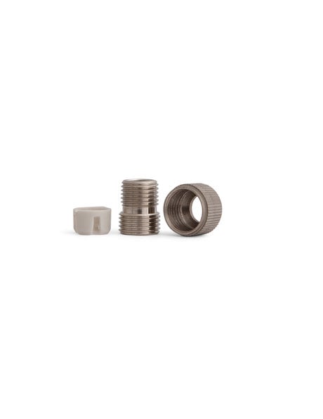 Cord grip, silver colour, M10x1 thread
