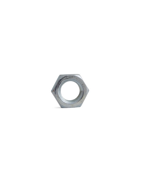 Six sided nut, galvanised M8x1 internal thread