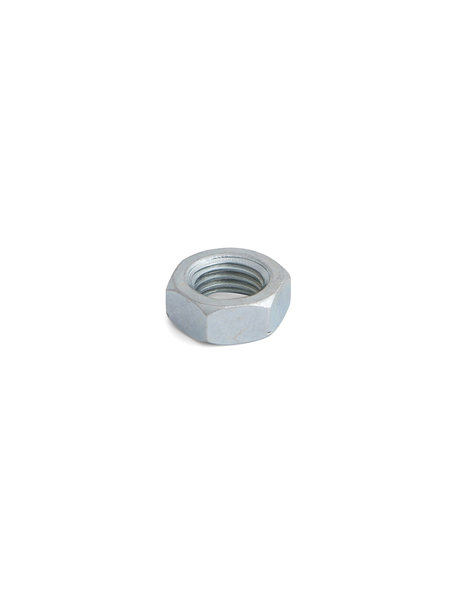 Six sided nut, galvanised M8x1 internal thread