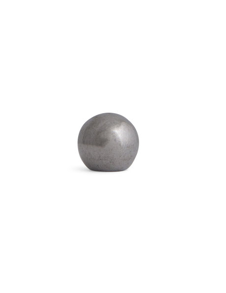 Afdek bolletje, m4x1, zilver, interne schroefdraad