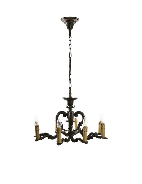 Grande chandelier with 8 arms, circa 1930