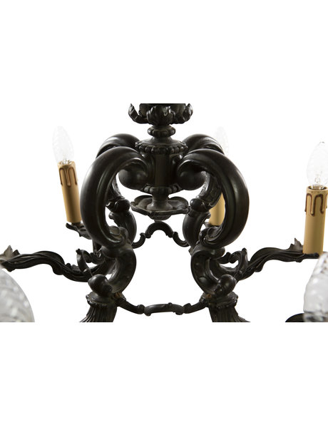 Grande chandelier with 8 arms, circa 1930