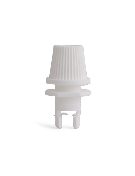 Strain Relief (Cord Grip) , white plastic, M10x1 external thread