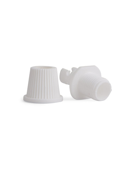 Strain Relief (Cord Grip) , white plastic, M10x1 external thread