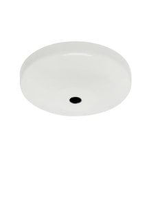 Ceiling Cap, Glossy White, Flat Model