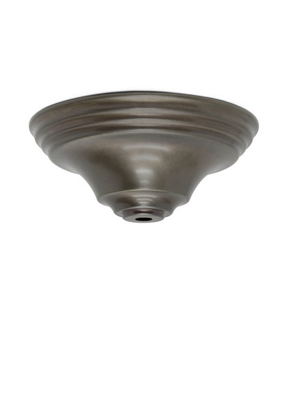 Gebruineerd Koper Plafondkapje, 14 cm