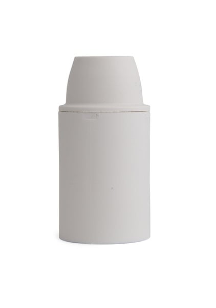 Lamp Socket (E14 Fitting), White, Polished Surface