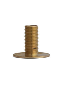Plaatnippel, Messing, Lang Model, M10x1