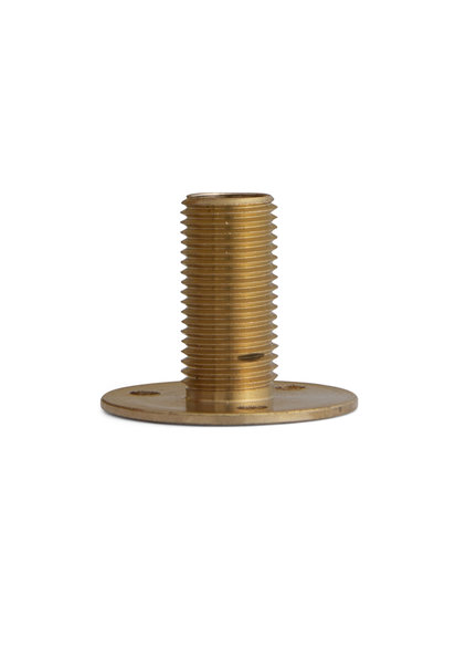 Plaatnippel, Messing, Lang Model, M10x1