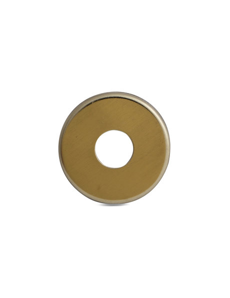 Gold colored cover plate, 3.2 cm