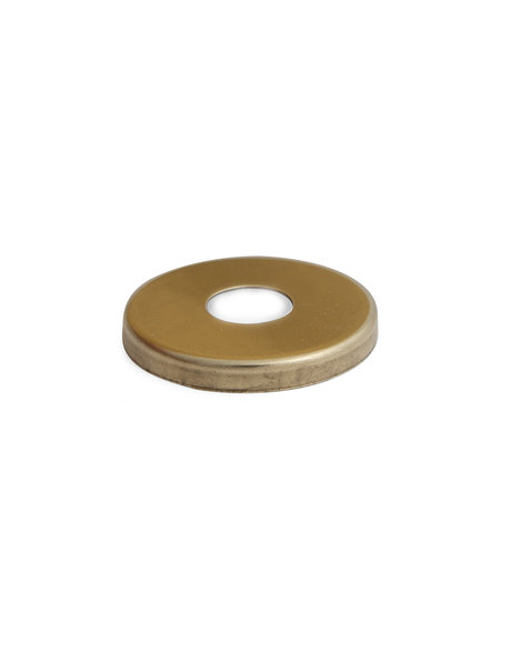 Gold colored cover plate, 3.2 cm