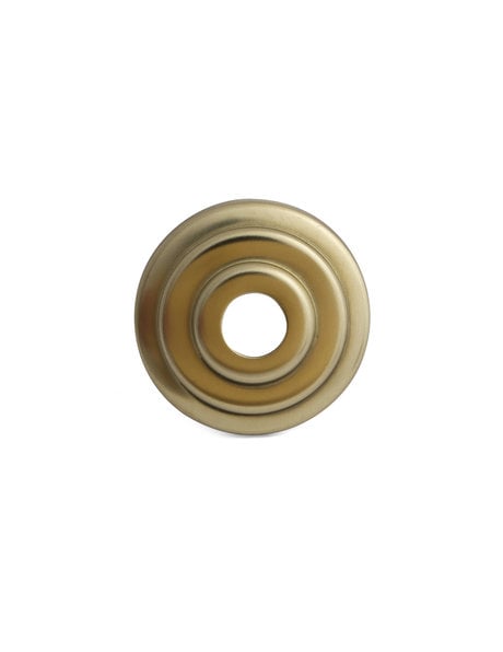 Classic cover plate, brass, small