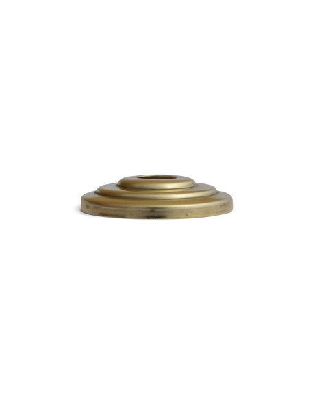 Classic cover plate, brass, small