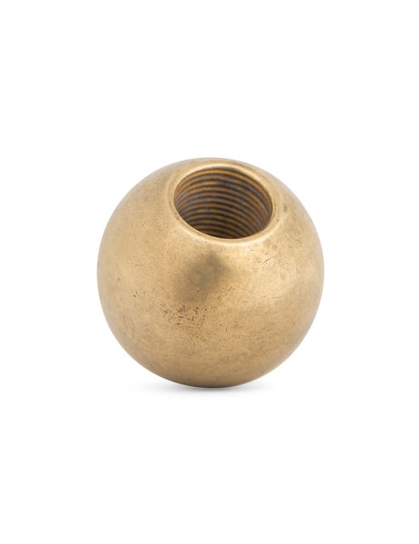 Cover ball, brass, 3 cm (1.2 inch), internal thread: m13 x 1  (0.5 inch)