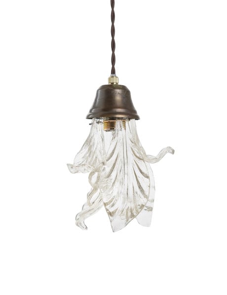 Mood lighting, hanging lamp with dancing leaves