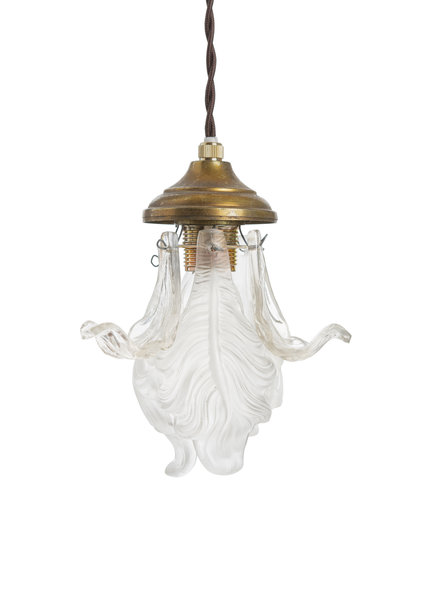 Small Classic Hanging Lamp, Glass Beads