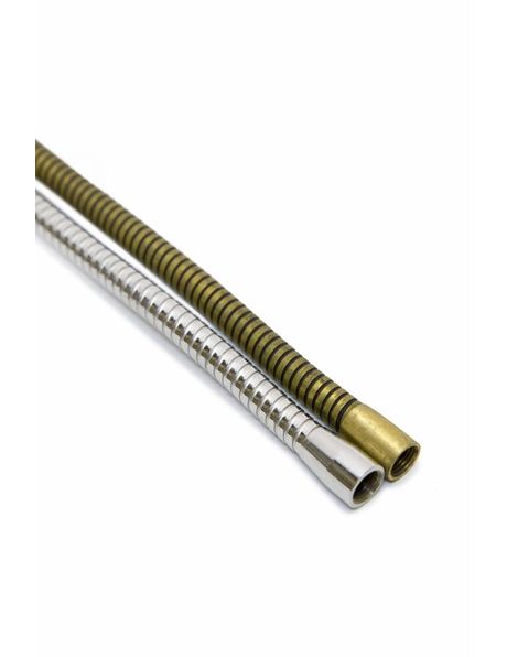 Buigbare buis, zilverkleur (chroom) 30 cm, M10x1