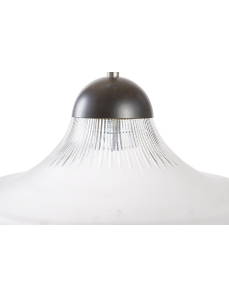 Pendellamp, Antieke Hanglamp met grote lampenkap