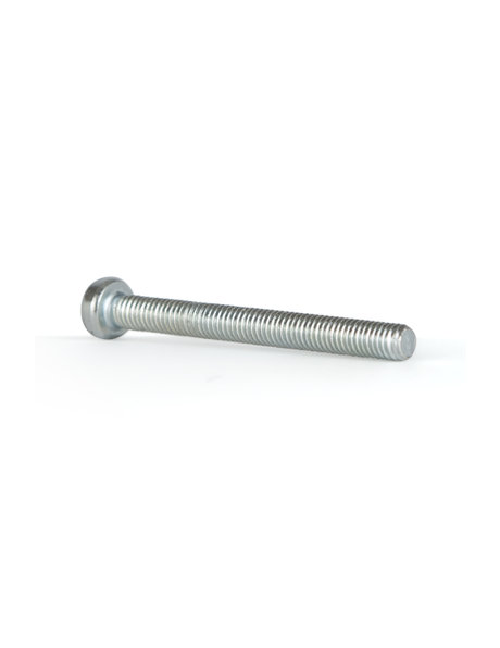 M3x1 (0.12 inch) Bolt, flatt head, slot, silver