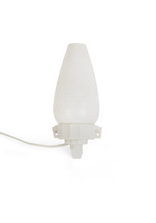 Witte Wandlamp, Industrieel Design Jaren 40